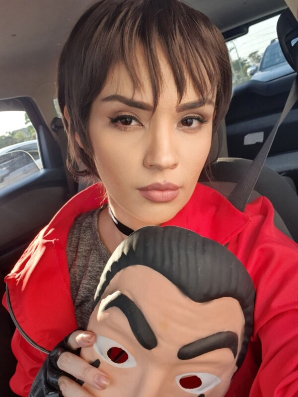 Bia Santoli - Cosplay Tóquio La Casa de Papel - Foto: Acervo Pessoal 