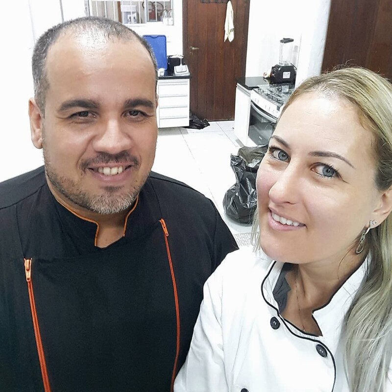 Chef Fábio Mattos e Chef Elza Marques  - Foto: Acervo Pessoal